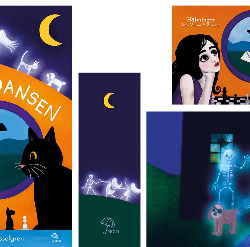 Tillbehör Tatueriningar med motiv från boken Vilse i trollskogen. Det finns också klistermärken.